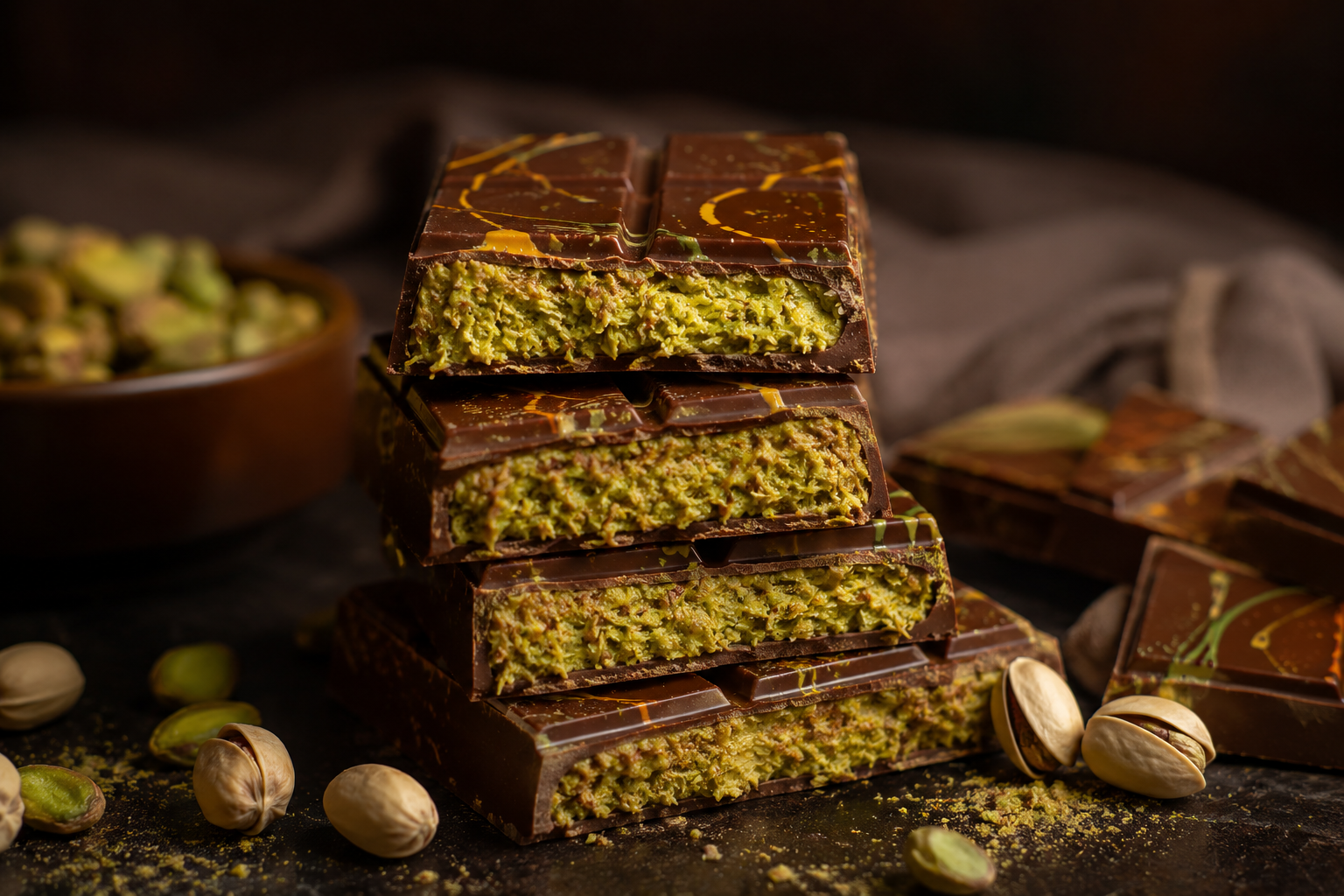 Dubai Chocolate — 24k finish