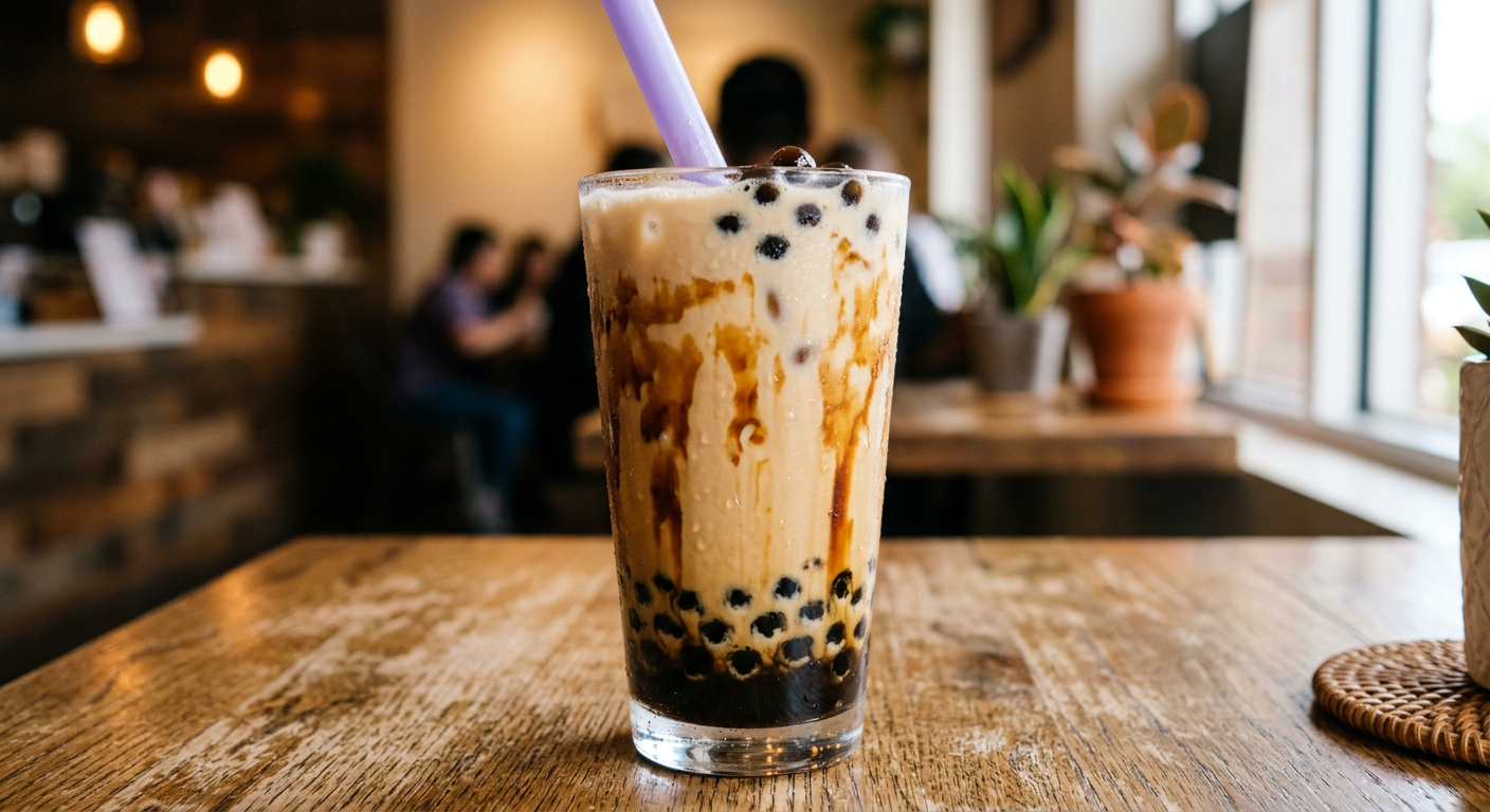 Chillville bakery & boba storefront interior